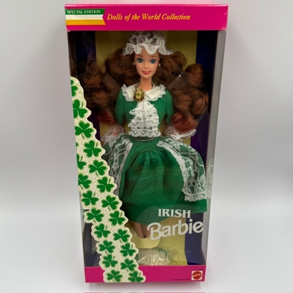 Irish Barbie Dolls of the World Special Edition 1994 Mattel 12998 Green Dress